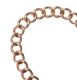 9CT ROSE GOLD CURB-LINK BRACELET WITH HEART-SHAPED PADLOCK CLASP at Ross's Online Art Auctions