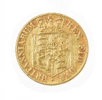 1818 BOXED GEORGE III HALF SOVEREIGN 22CT GOLD at Ross's Online Art Auctions