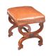 VICTORIAN MAHOGANY 'X' FRAME STOOL at Ross's Online Art Auctions