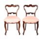 PAIR OF VICTORIAN ROSEWOOD OCCASIONAL CHAIRS at Ross's Online Art Auctions