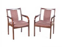 PAIR OF DANISH ROSEWOOD ARMCHAIRS at Ross's Online Art Auctions