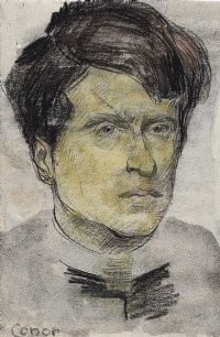 MALE PORTRAIT by William Conor RHA RUA at Ross's Online Art Auctions