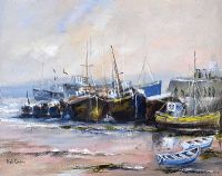 SKERRIES HARBOUR by Niall Campion at Ross's Online Art Auctions
