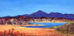 BALLYRONEY LAKE, THE MOURNES, COUNTY DOWN by William Cunningham at Ross's Online Art Auctions
