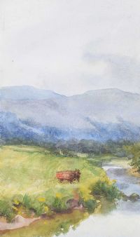 THE RIVERBANK by Coralie de Burgh Kinahan at Ross's Online Art Auctions