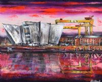 NEW TITANIC, BELFAST by John Stewart at Ross's Online Art Auctions
