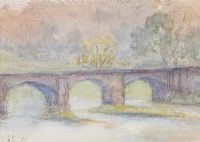 BRIDGE IN THE GLENS by Joseph William Carey RUA at Ross's Online Art Auctions