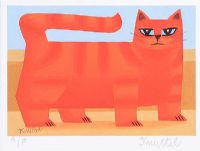 FANTA THE CAT by Graham Knuttel at Ross's Online Art Auctions
