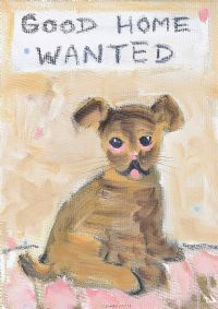 GOOD HOME WANTED by David Johnston at Ross's Online Art Auctions