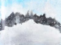SNOW LANE by Jeff Adams at Ross's Online Art Auctions