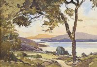 LOUGH REFLECTIONS, BANTRY BAY by Theo J. Gracey RUA at Ross's Online Art Auctions