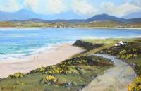 DOWNINGS BEACH, DONEGAL by Hugh McIlfatrick at Ross's Online Art Auctions