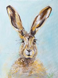 GOLDEN HARE by Eileen McKeown at Ross's Online Art Auctions