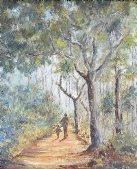 FOREST WALK by Edita Duffy at Ross's Online Art Auctions
