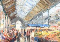 SAINT GEORGE'S MARKET, BELFAST by Colin Gibson at Ross's Online Art Auctions