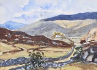 ROAD TO THE MOUNTAINS by Irish School at Ross's Online Art Auctions