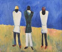 WAITING FOR GODO by Irish School at Ross's Online Art Auctions