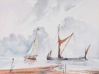 HEADING OUT by E. Coldron at Ross's Online Art Auctions