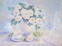 THE PRINCESS OF WALES ROSE by Trisha Hardwick at Ross's Online Art Auctions