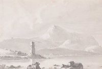 CASTLE, LOUGH GILL by Irish School at Ross's Online Art Auctions