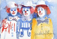 LADY CLOWNS by Judith Culfield Walshe at Ross's Online Art Auctions