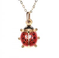 9CT GOLD LADYBIRD NECKLACE at Ross's Online Art Auctions