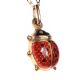 9CT GOLD LADYBIRD NECKLACE at Ross's Online Art Auctions