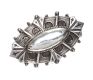 THREE VICTORIAN SILVER BROOCHES at Ross's Online Art Auctions