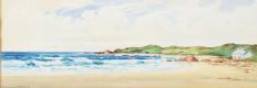 WATERCOLOUR DRAWING R.CRESSWELL BOAK at Ross's Online Art Auctions