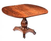 19TH CENTURY ROSEWOOD DROP LEAF DINING ROOM TABLE at Ross's Online Art Auctions
