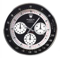 ROLEX STYLE WALL CLOCK at Ross's Online Art Auctions