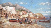 ALASSIO, ITALIAN RIVIERA by Edward Mills at Ross's Online Art Auctions