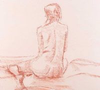 FEMALE NUDE STUDY by Christine Wright at Ross's Online Art Auctions