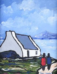 OUR DONEGAL HOMESTEAD by Eileen Gallagher at Ross's Online Art Auctions