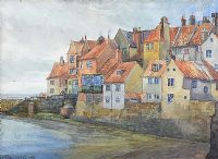 RED ROCKS, WHITBY, YORKSHIRE by Ivor Beaumont ARCA LRIBA FRSA FIBD at Ross's Online Art Auctions