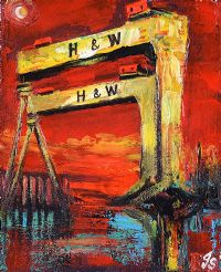 HARLAND & WOLFF by John Stewart at Ross's Online Art Auctions