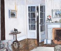 INTERIOR by Rose Brigid Ganly HRHA at Ross's Online Art Auctions
