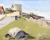 JOYCE TOWER, SANDYCOVE by R. O'Reilly at Ross's Online Art Auctions