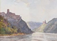 RIVER IN THE VALLEY by A.J. Baxter at Ross's Online Art Auctions