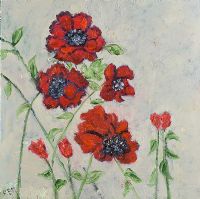 POPPIES by Rose Elizabeth Moorcroft at Ross's Online Art Auctions