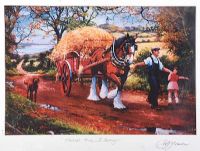 HARVEST TIME & BARNEY by William Yeaman at Ross's Online Art Auctions
