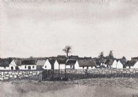 CONNEMARA COTTAGES by Irish School at Ross's Online Art Auctions