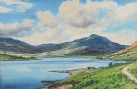 LOUGH MASK, COUNTY MAYO by George Trevor at Ross's Online Art Auctions