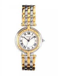 CARTIER 18CT GOLD AND STEEL WRIST WATCH at Ross's Online Art Auctions