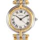 CARTIER 18CT GOLD AND STEEL WRIST WATCH at Ross's Online Art Auctions