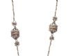 ORIENTAL SILVER BEADED NECKLACE at Ross's Online Art Auctions