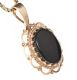 9CT GOLD ONYX NECKLACE at Ross's Online Art Auctions