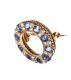 HIGH CARAT SAPPHIRE AND DIAMOND BROOCH at Ross's Online Art Auctions