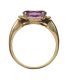 18CT GOLD AMETHYST AND DIAMOND RING at Ross's Online Art Auctions