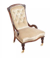 VICTORIAN MAHOGANY CHAIR at Ross's Online Art Auctions